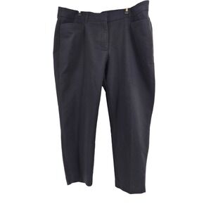 Kim Rogers Black Straight Leg Dress Pants Classic Fit Office Casual Size 16p